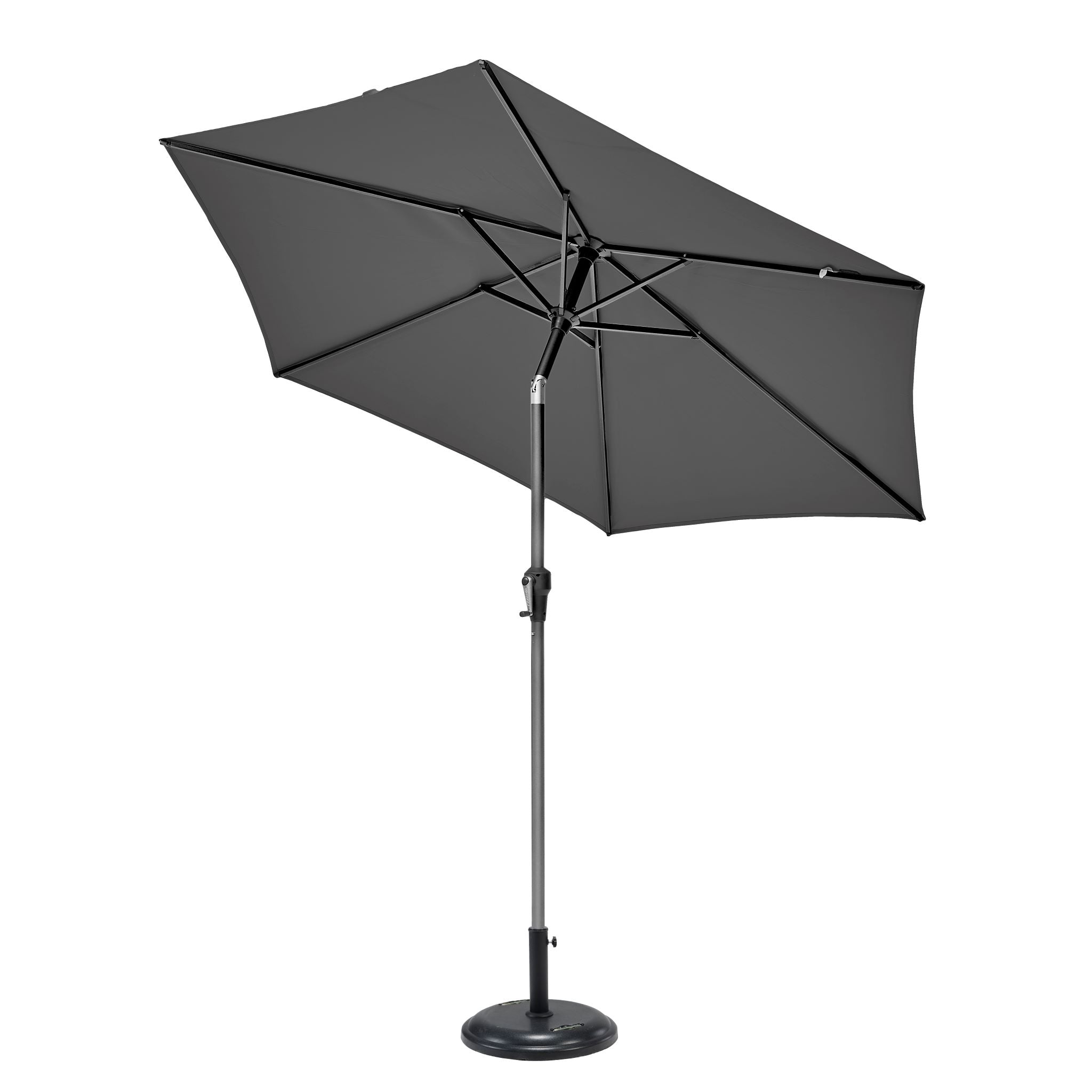 Riva 2.5m Round Anthracite Parasol