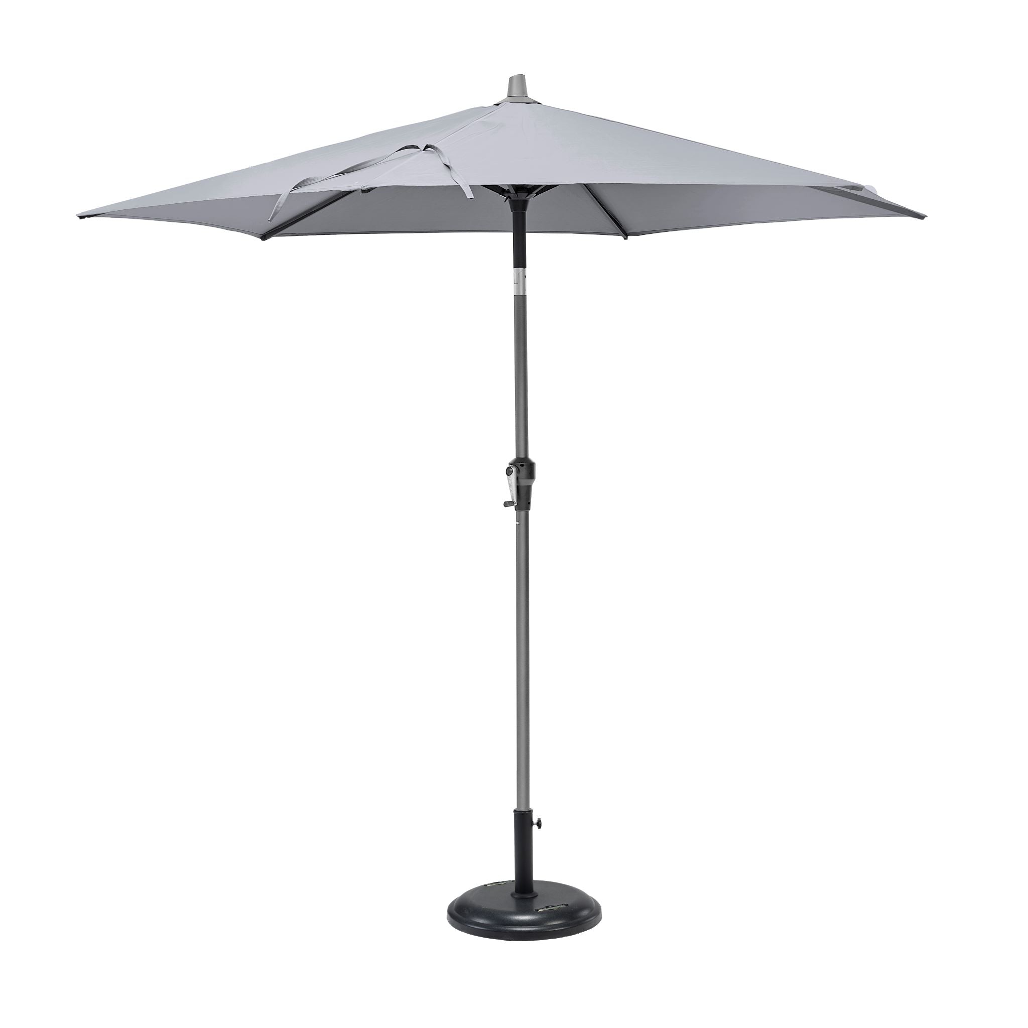 Riva 2.5m Round Grey Parasol