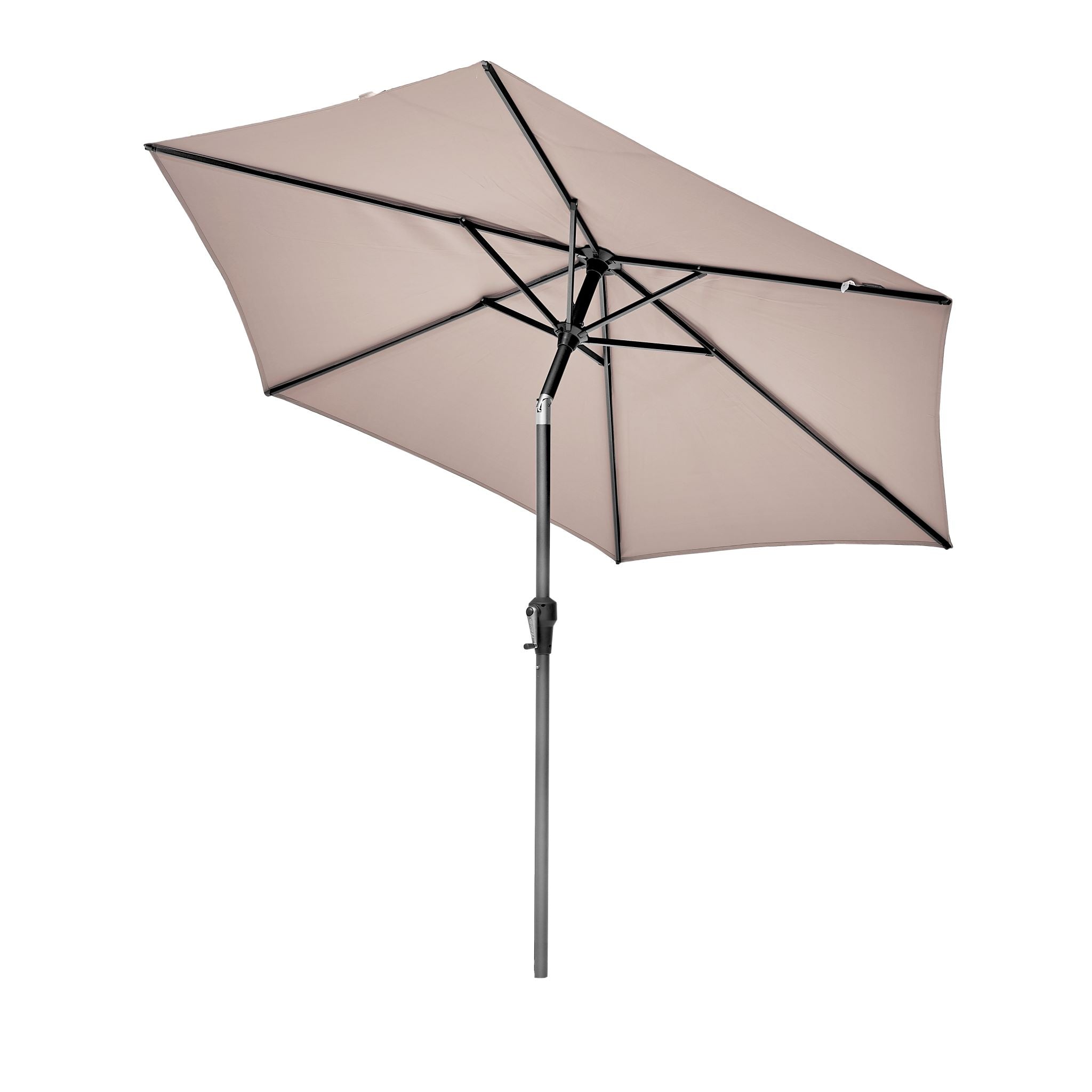 Riva 2.5m Round Taupe Parasol