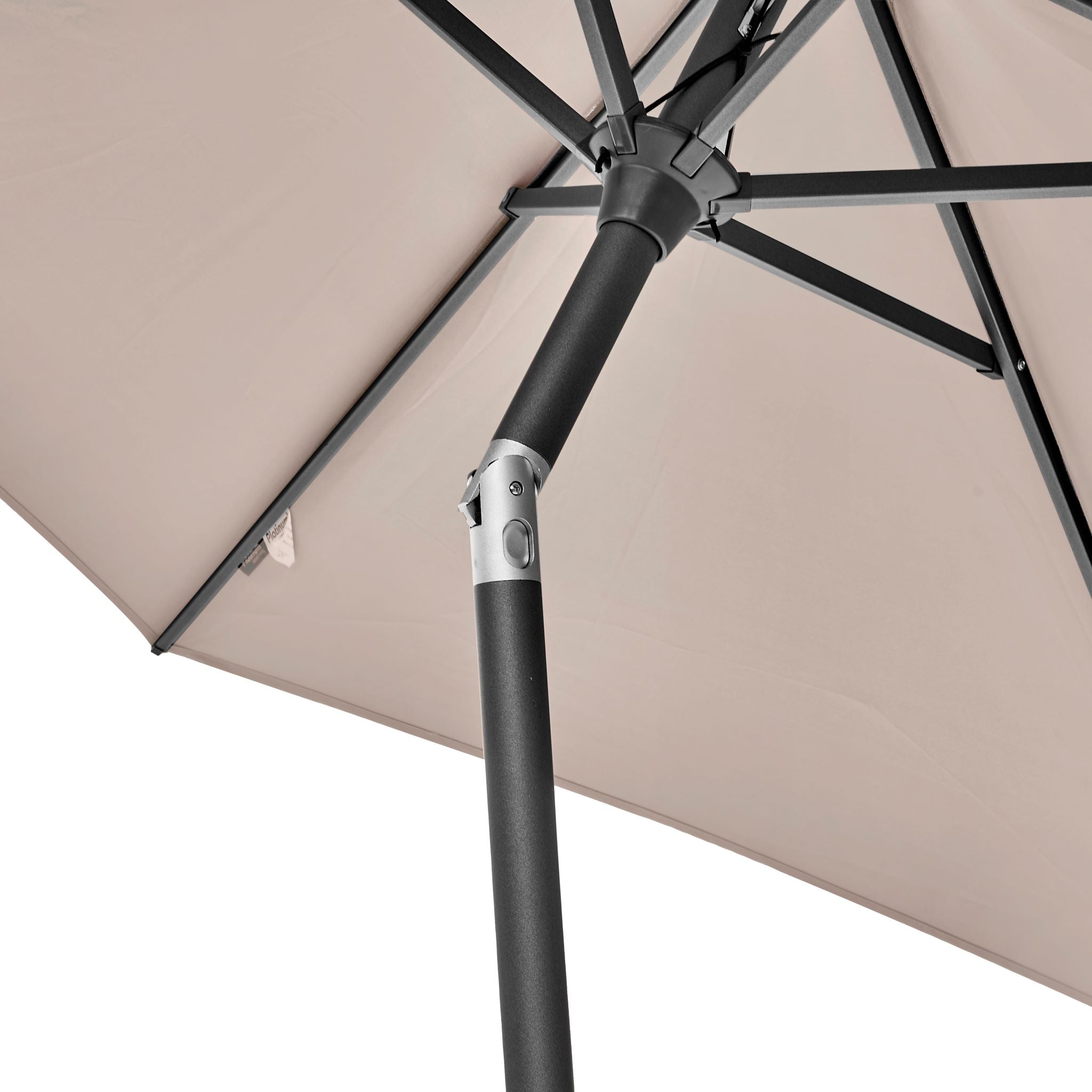 Riva 2.5m Round Taupe Parasol