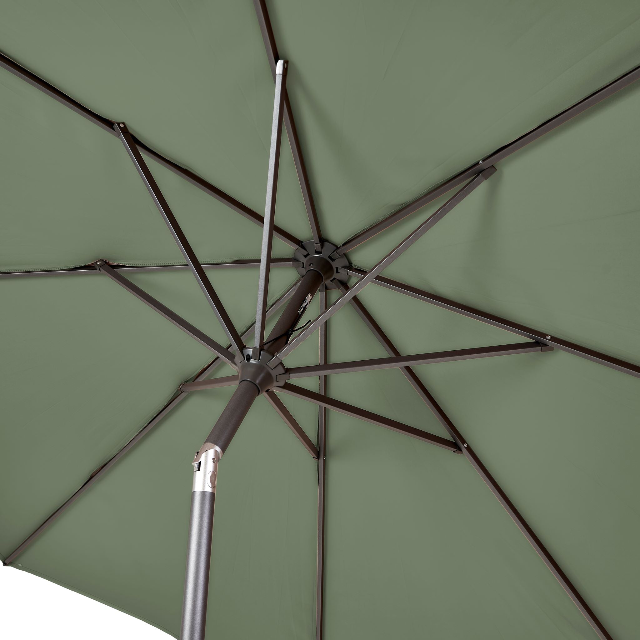 Riva 3m Round Green Parasol