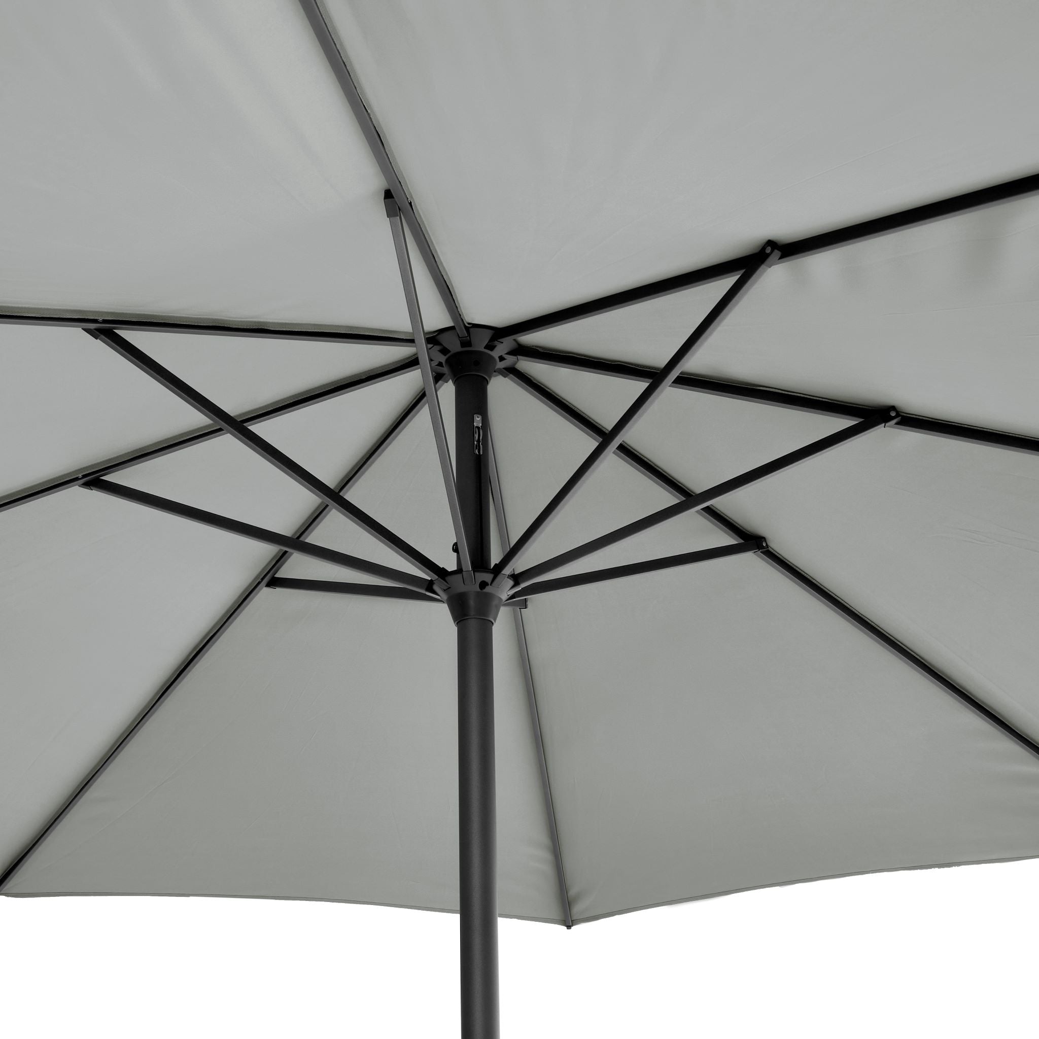 Riva 3.5m Round Grey Parasol