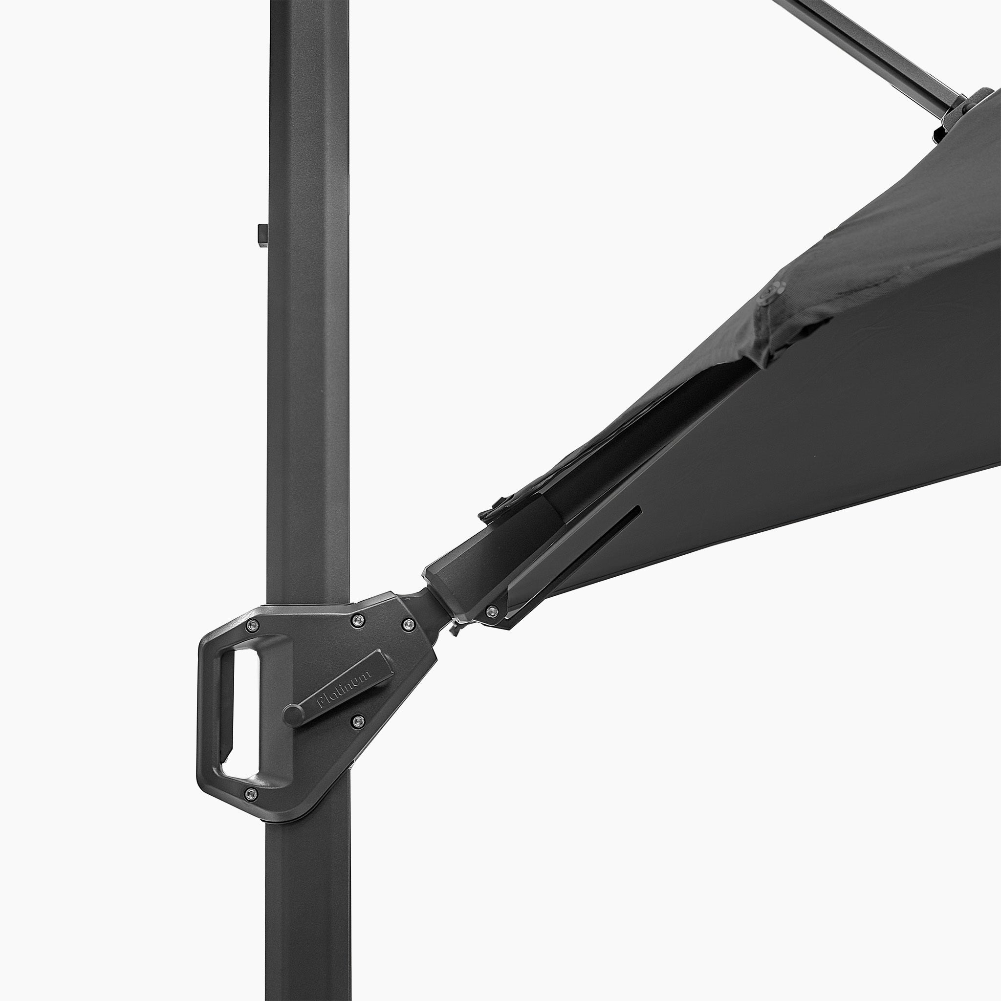 Challenger T2 3m Square Cantilever Parasol in Anthracite