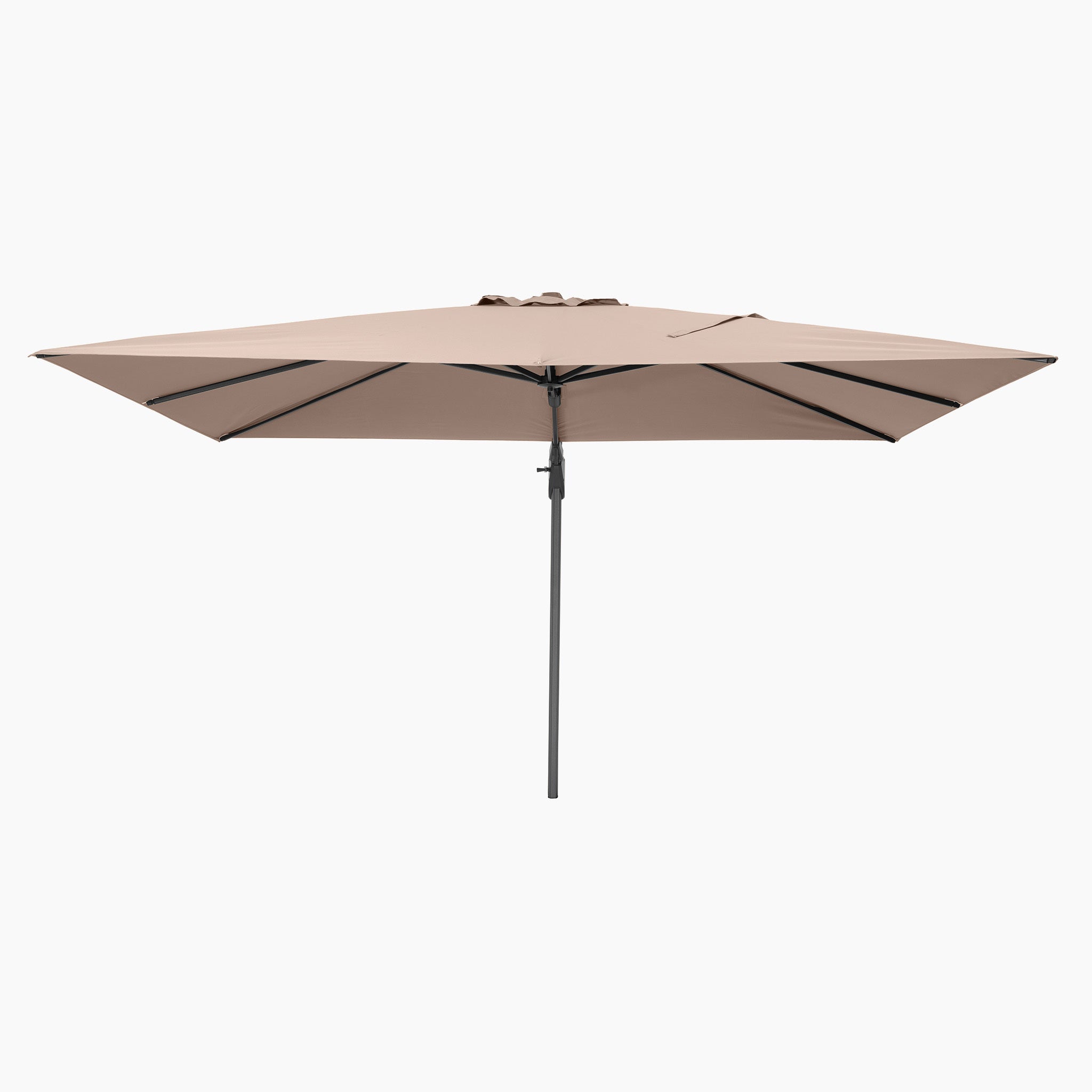 Challenger T2 3.5m x 2.6m Rectangular Cantilever Parasol in Taupe