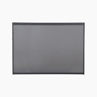 The Abierto 4m Electric Blind features a rectangular black frame, shown against a white background.