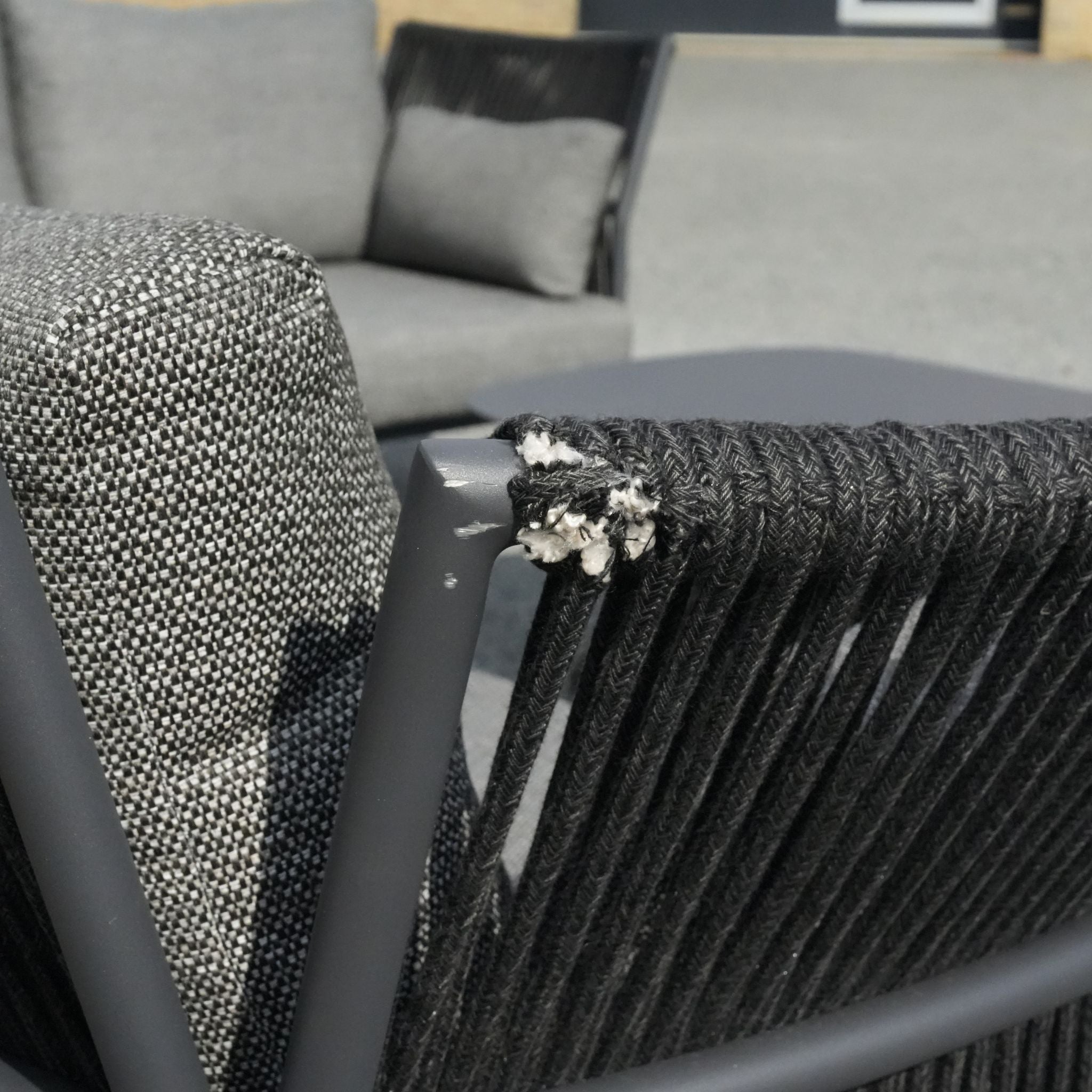 Salina Large Corner Group Set in Charcoal (Ex Display)