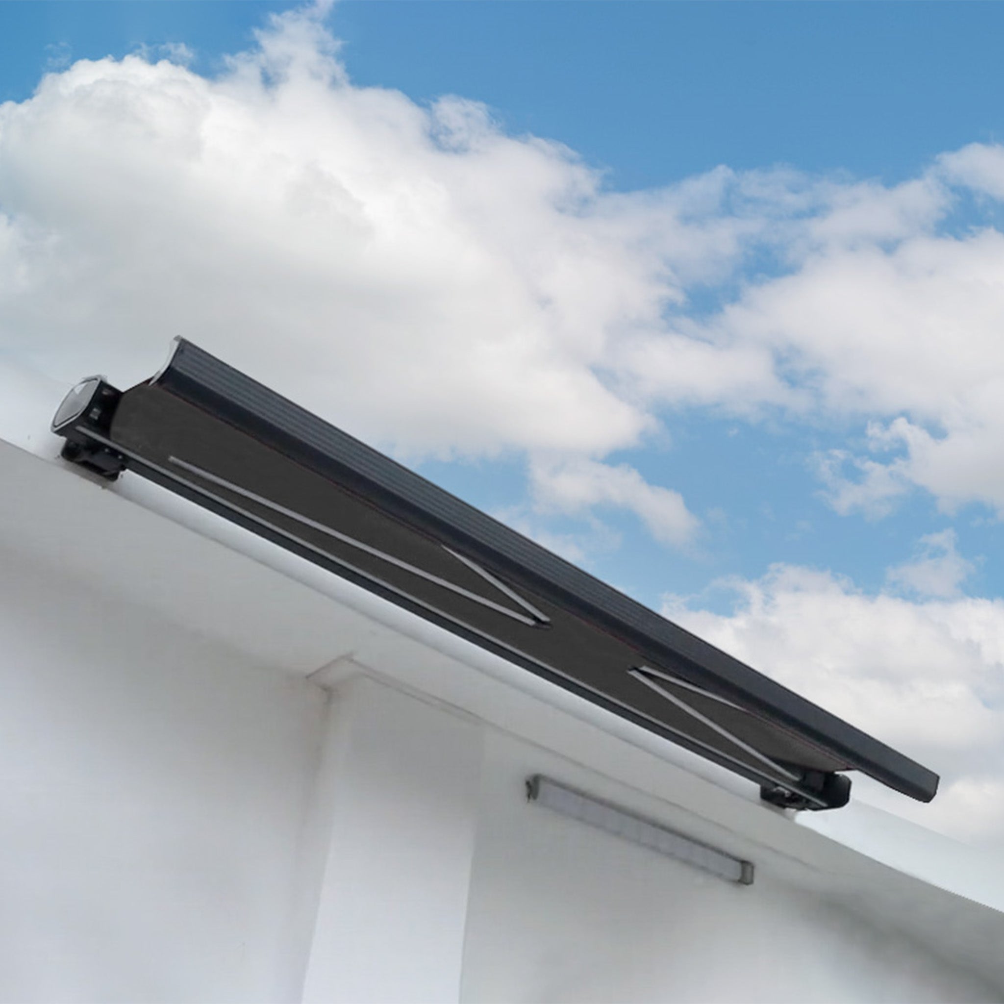 4m x 3m Electric Motorised Awning in Grey