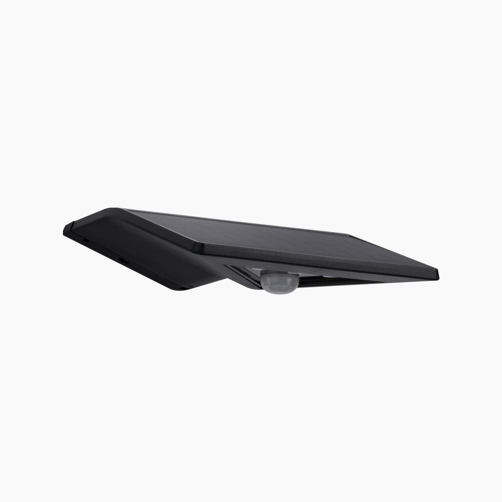 A stylish Paulmann Outdoor Yoko 1.2W LED house number wall lumination light with motion detection in anthracite, featuring advanced solar technology, is elegantly displayed against a white background.