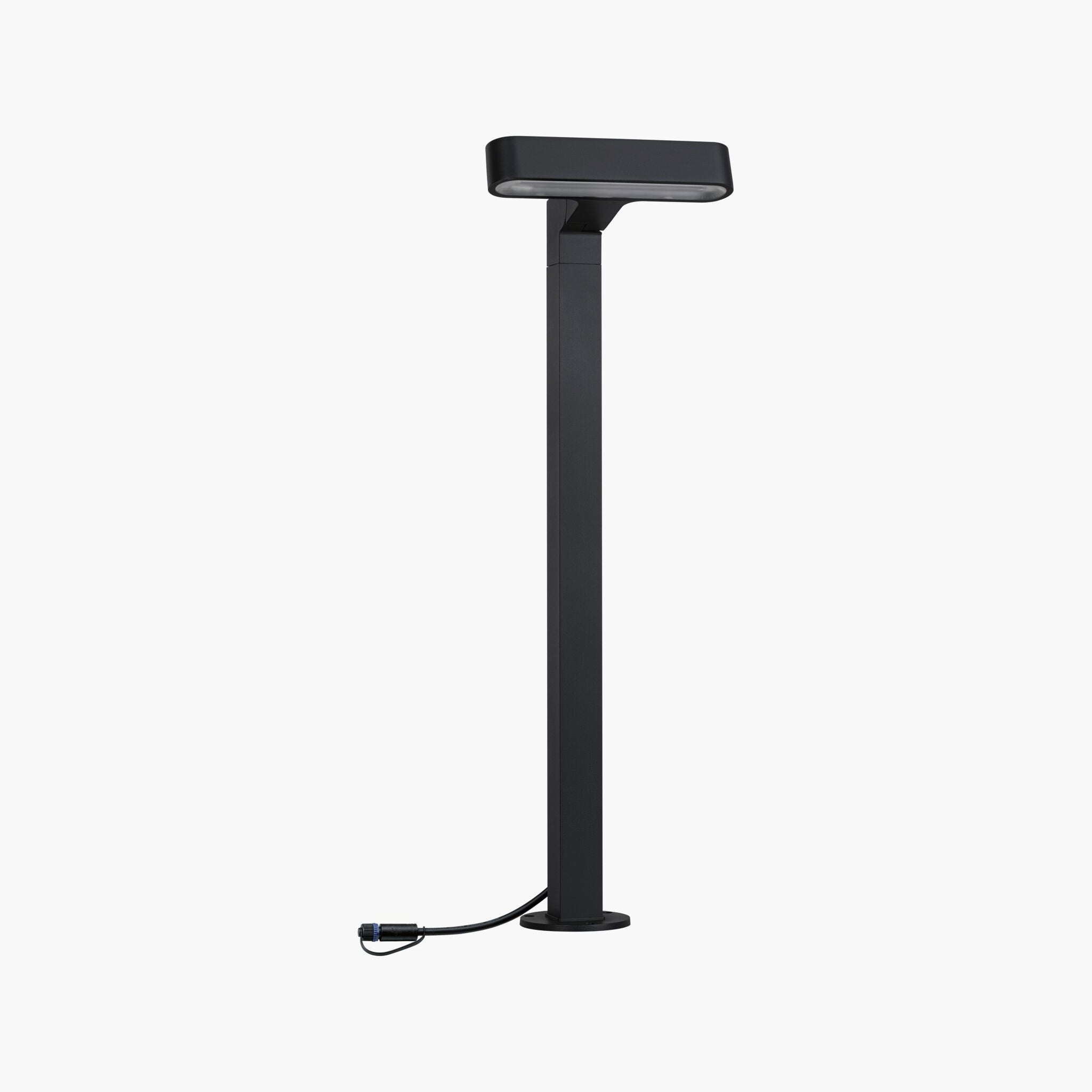 Explore the stylish design of the Paulmann - Plug & Shine Outdoor Ito 6W LED Horizontal Bollard in Anthracite, which boasts a contemporary rectangular shape and visible power cord. Ideal for those who value indoor elegance, yet seamlessly integrates with your outdoor lighting arrangement thanks to its Plug & Shine compatibility.