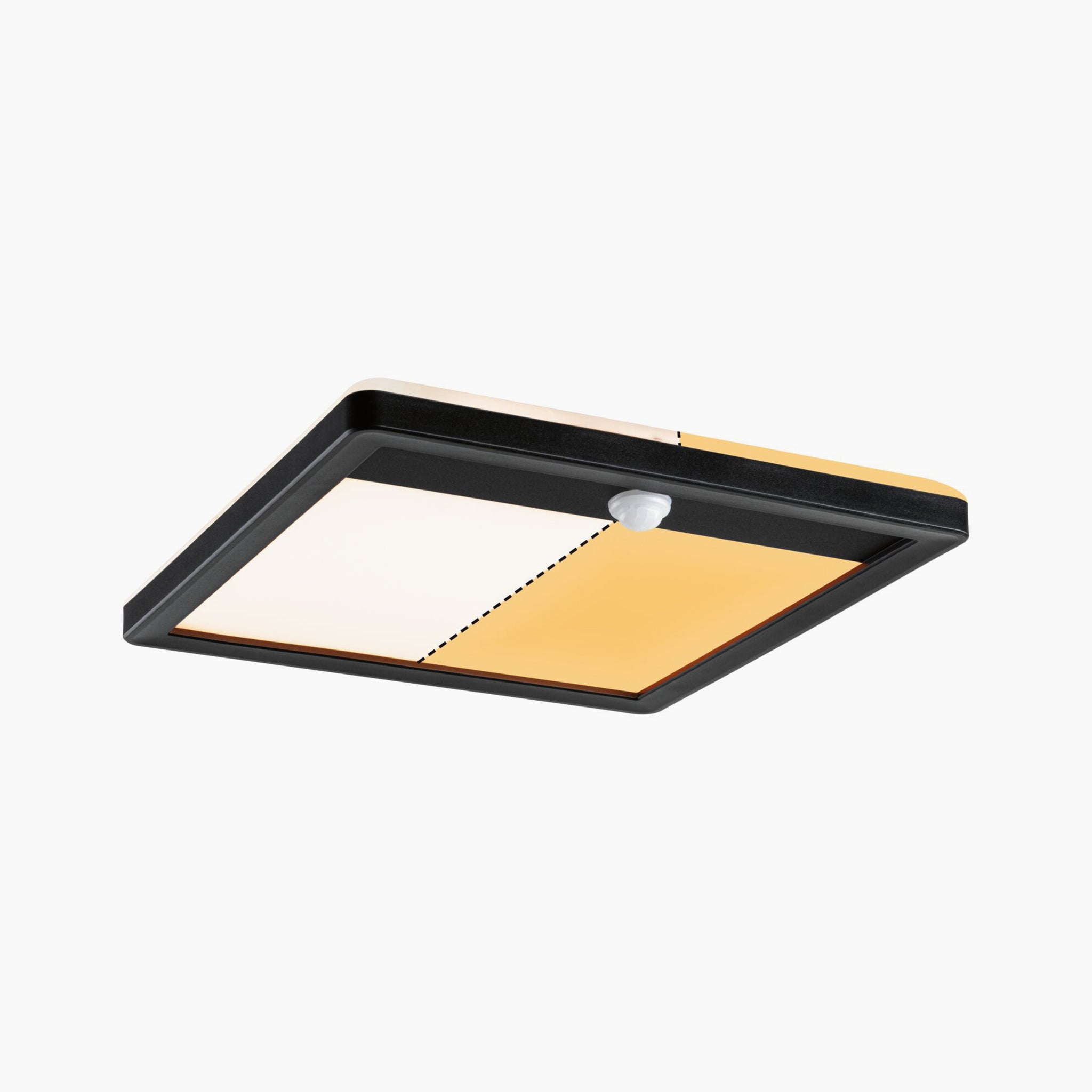 The Paulmann Outdoor Lamina offers a sleek square design with 16W LED backlighting in a tunable warm light. Featuring built-in motion detection, this insect-friendly fixture is perfect for enhancing both indoor and outdoor environments.