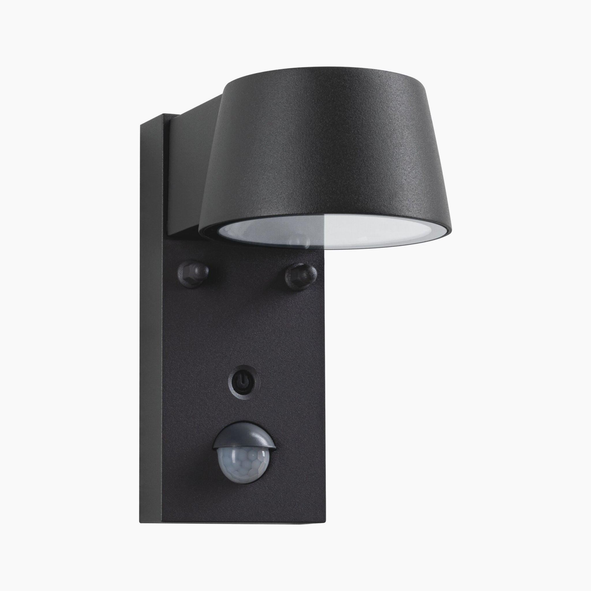 Elegant anthracite wall-mounted outdoor LED light fixture featuring motion detection and insect-friendly illumination by Paulmann - Outdoor Capea 8W.