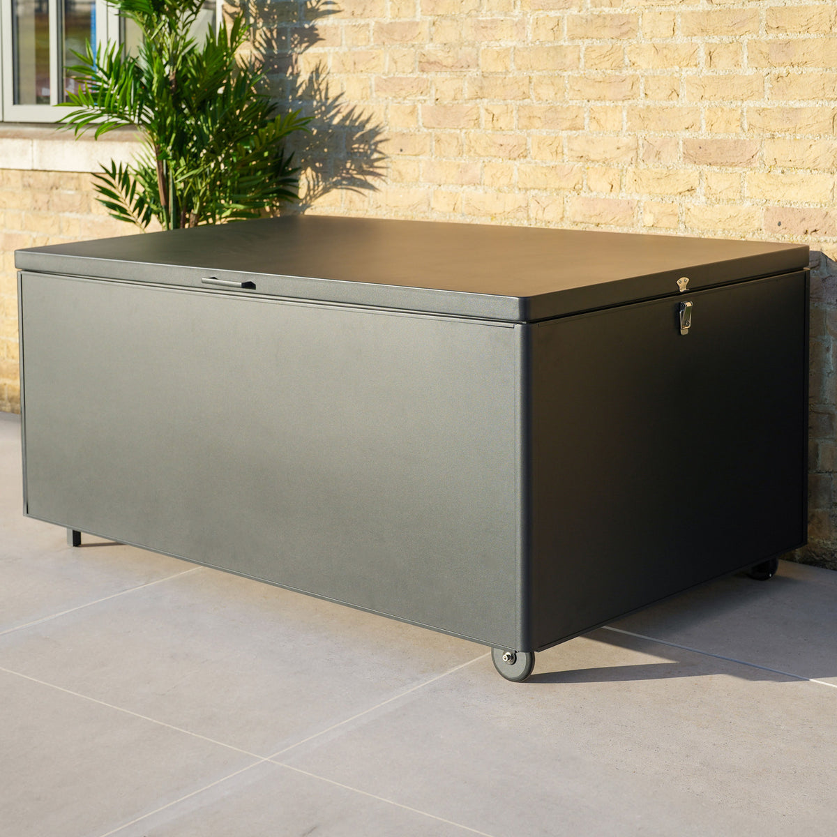 Large Aluminium Storage Box in Grey