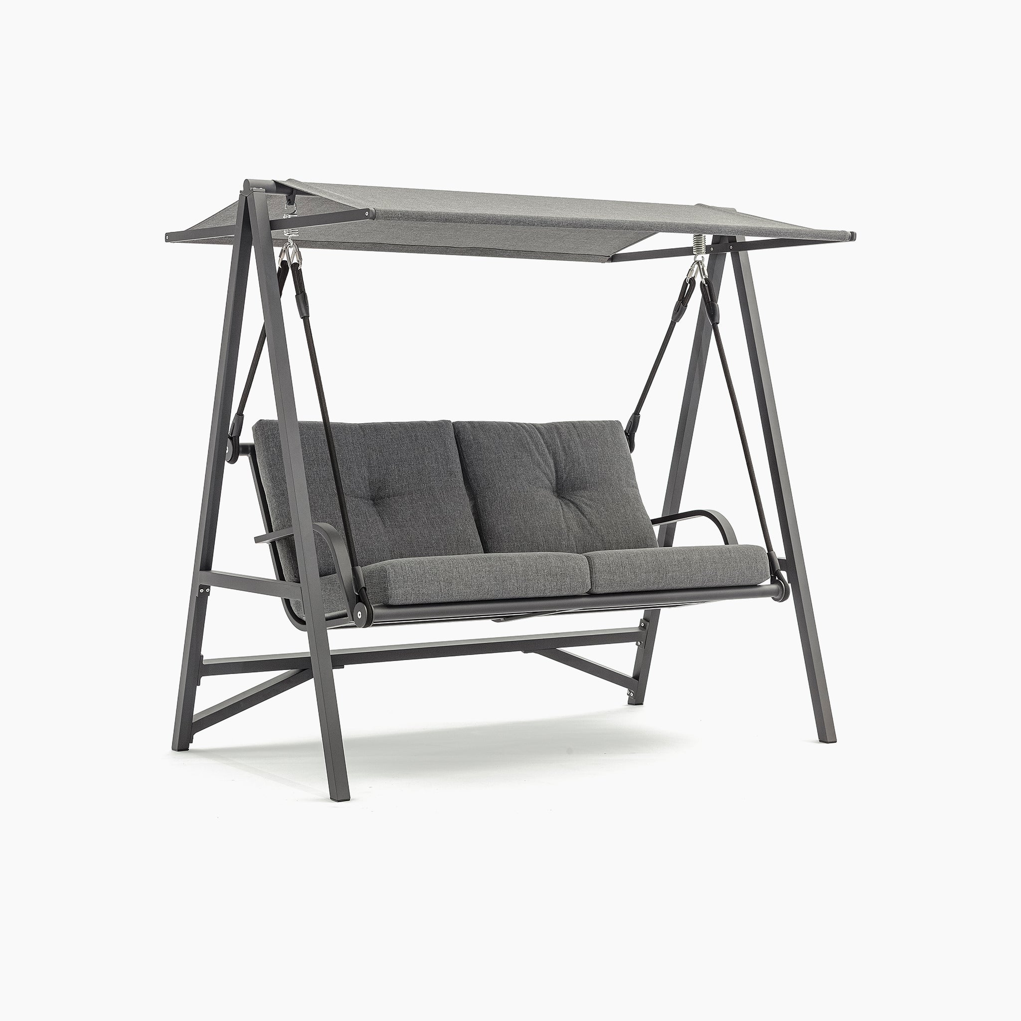 Lima Aluminium Swing Seat in Washed Grey