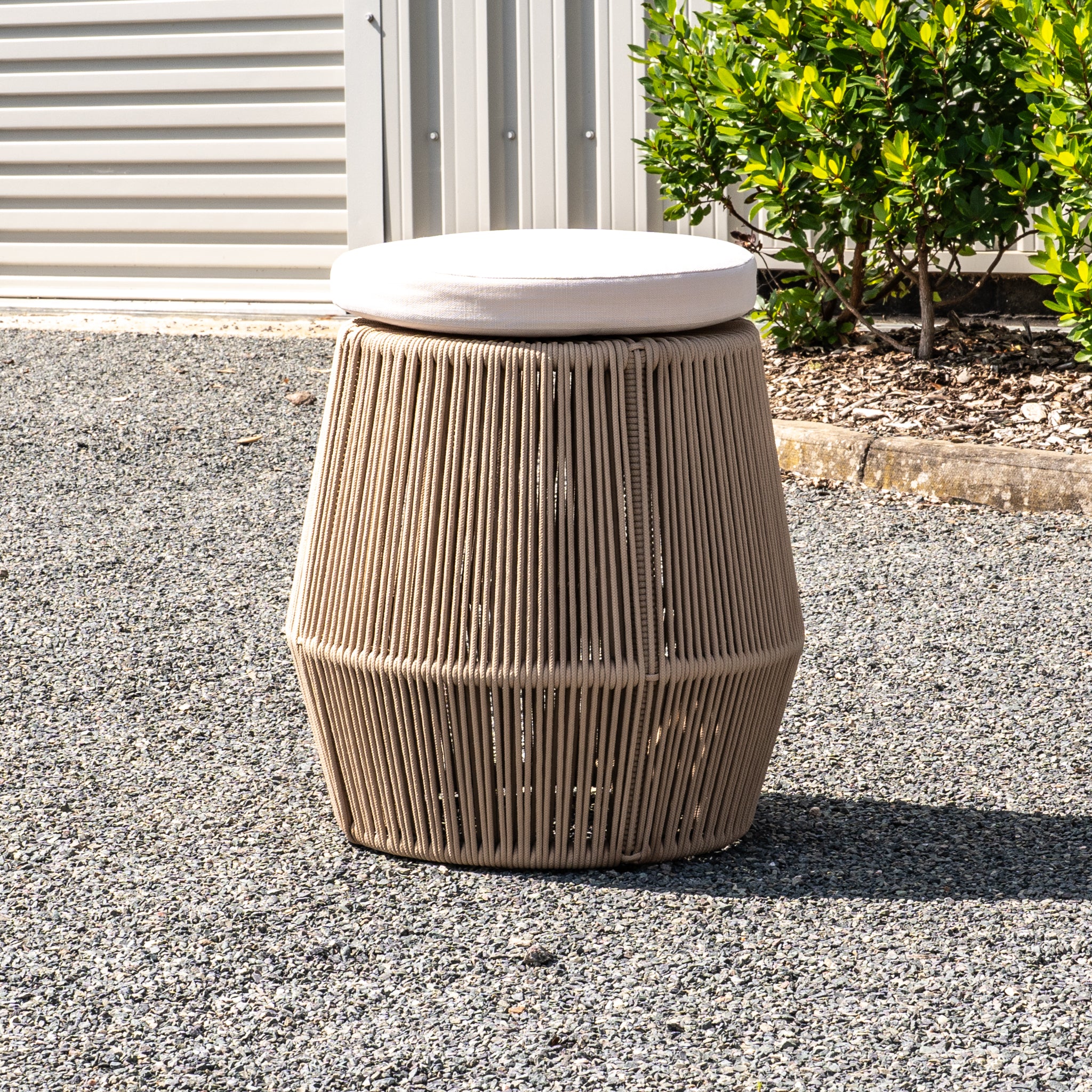 Rubin Stool in Beige (Ex Display)