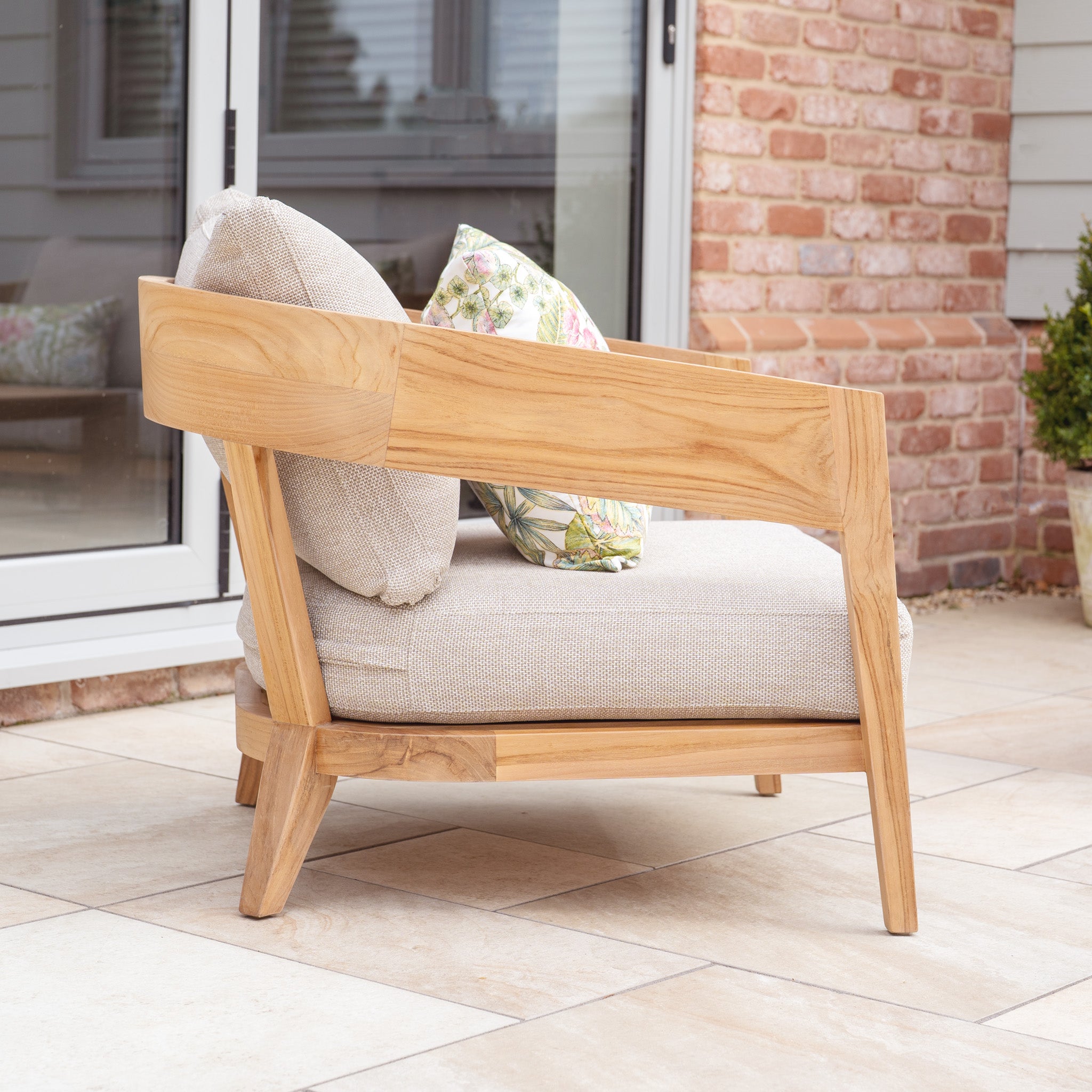 Enna 3 Seat Sofa Set with Coffee Table in Fawn