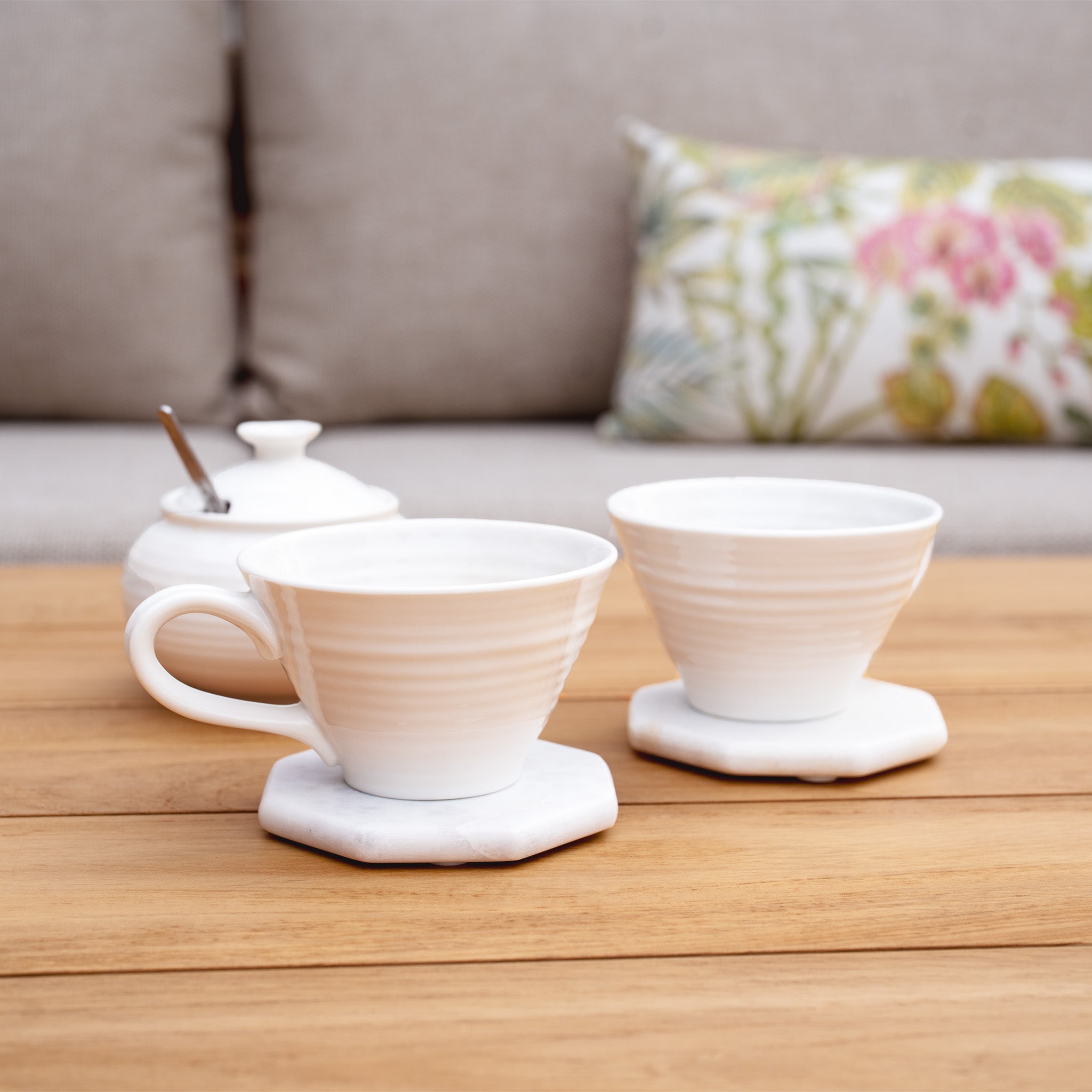 Enna 3 Seat Sofa Set with Coffee Table in Fawn