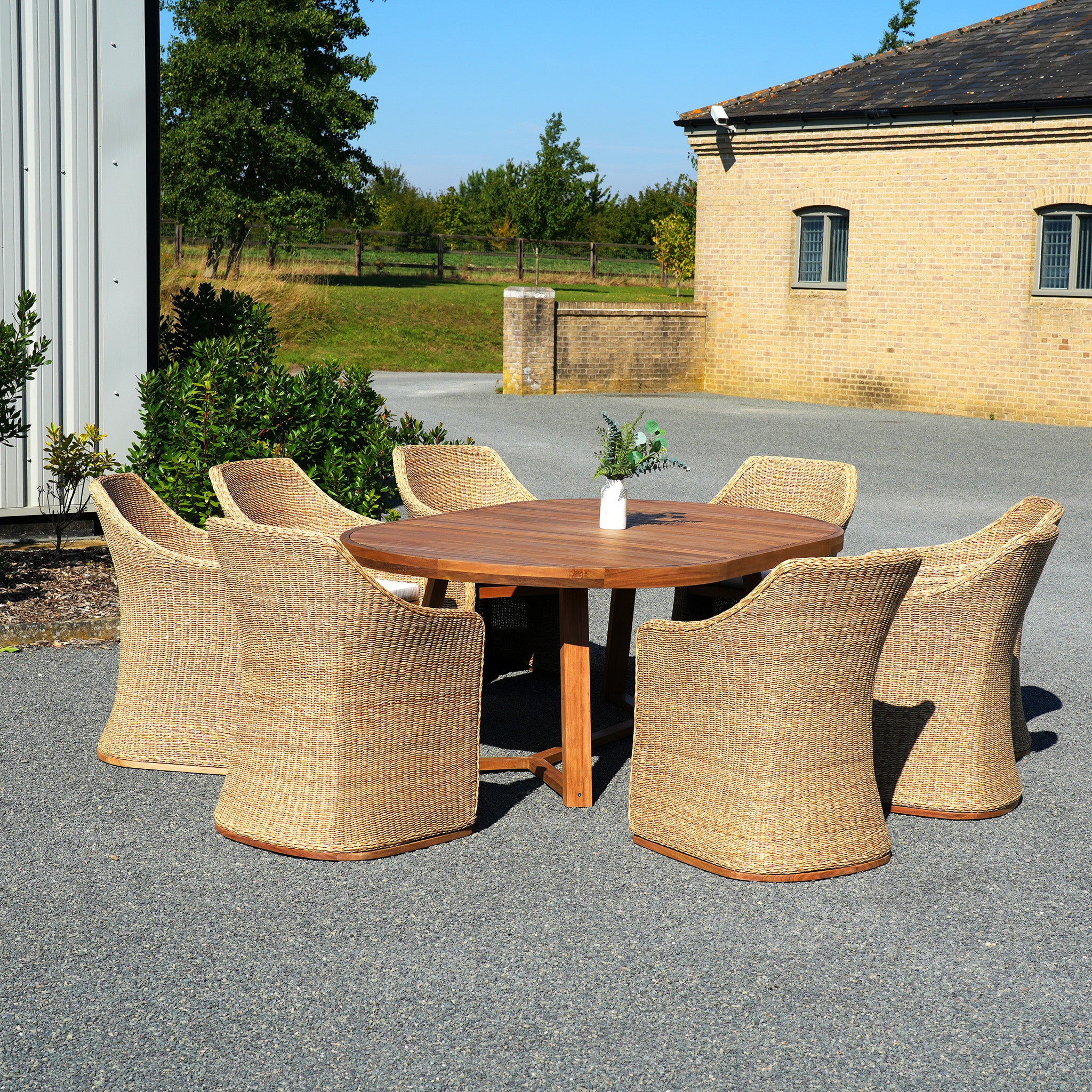 Florida 8 Seat Dining Set (Ex Display)