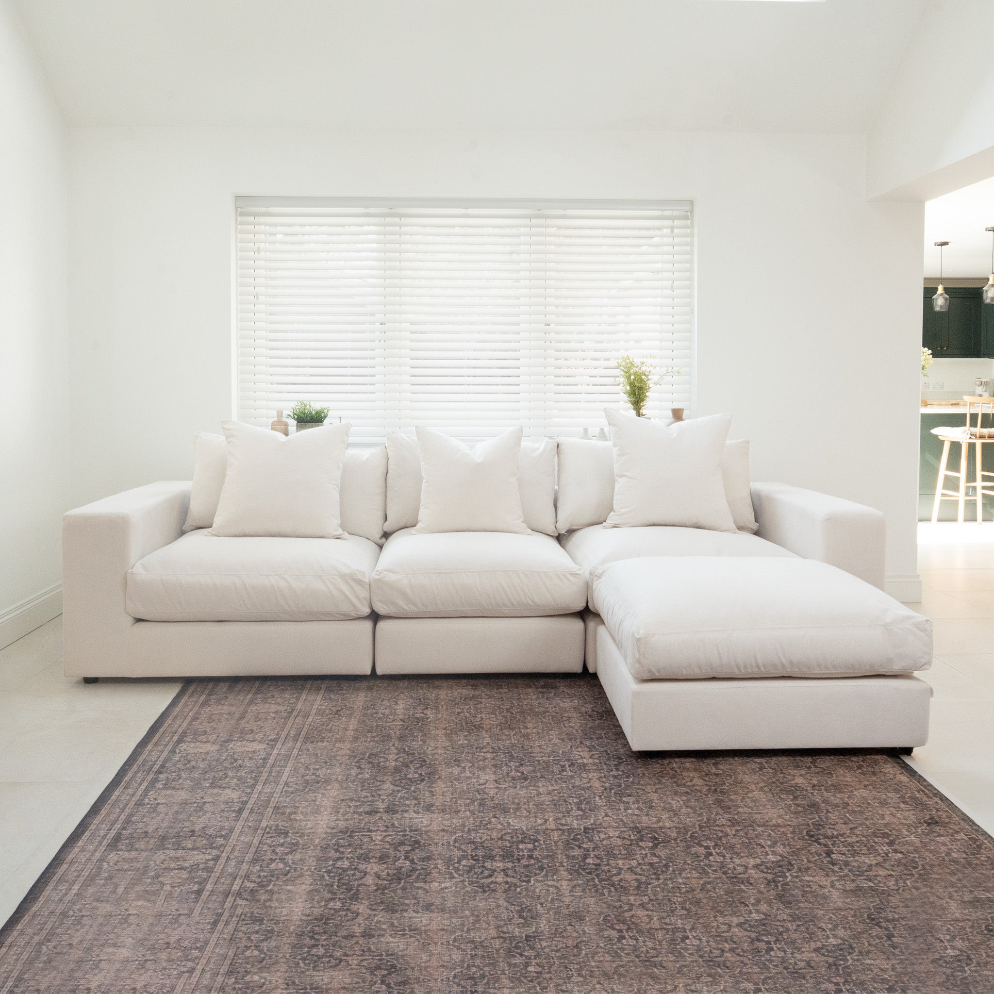 Hampshire Modular 3 Seat Sofa in Ivory