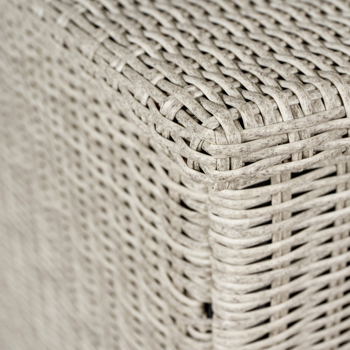 Pacific Lifestyle - Large Rattan Storage Box in Stone Grey