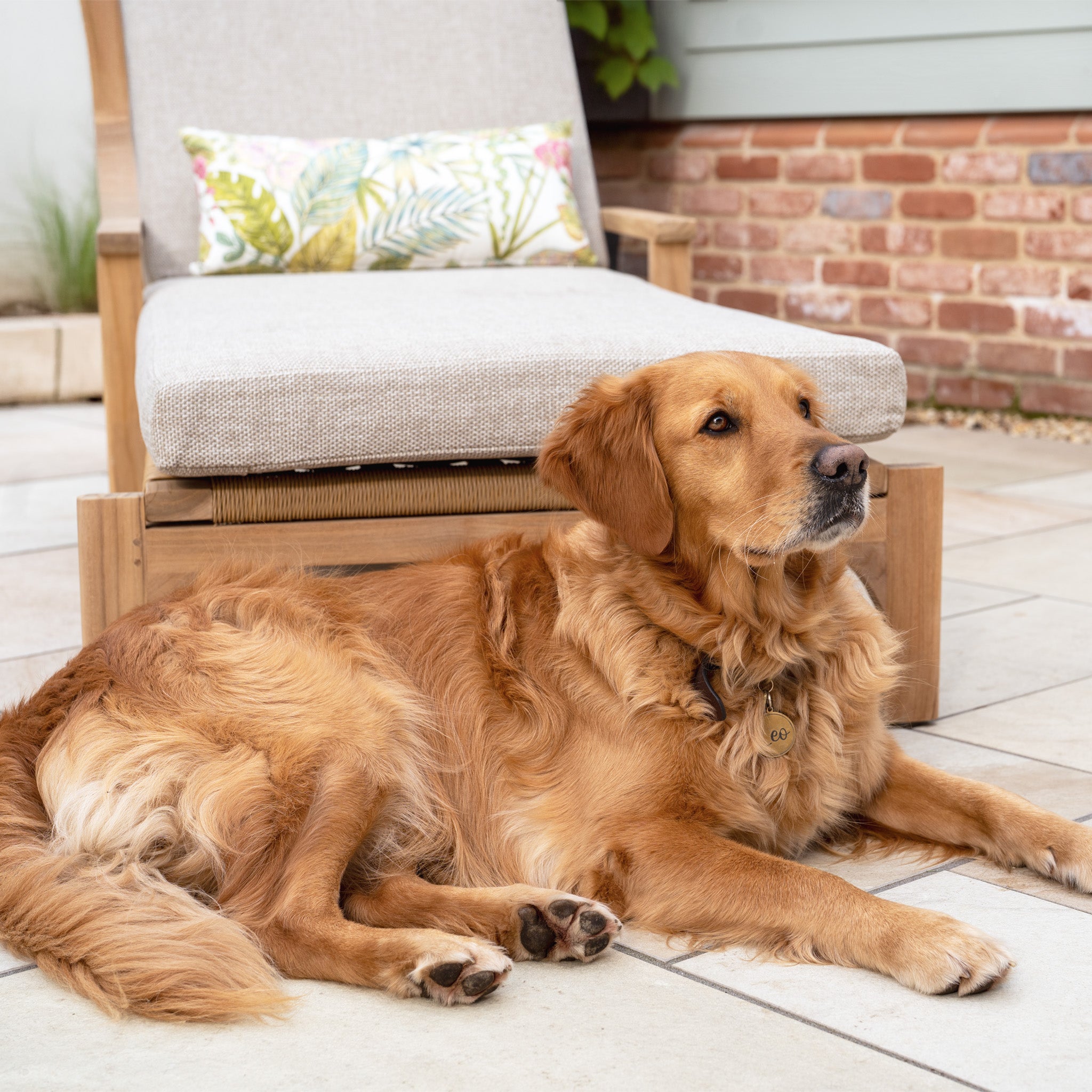 Nola Sunlounger in Fawn