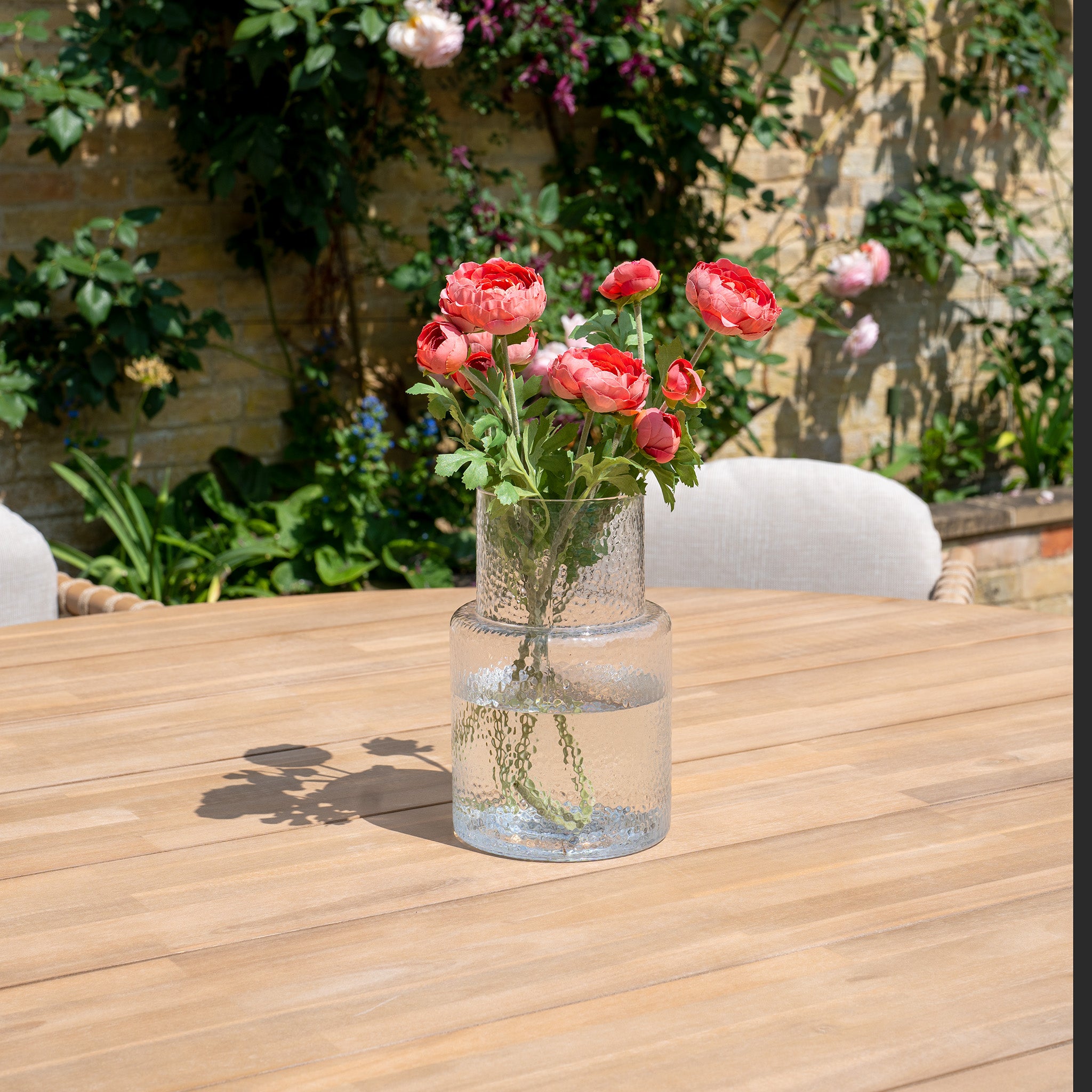 Paia 8 Seat Round Dining Set in Linen