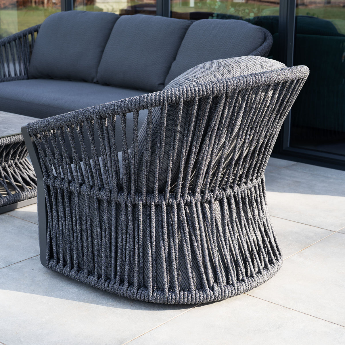 Pello By Rts Pello 3 Seat Sofa Set in Grey