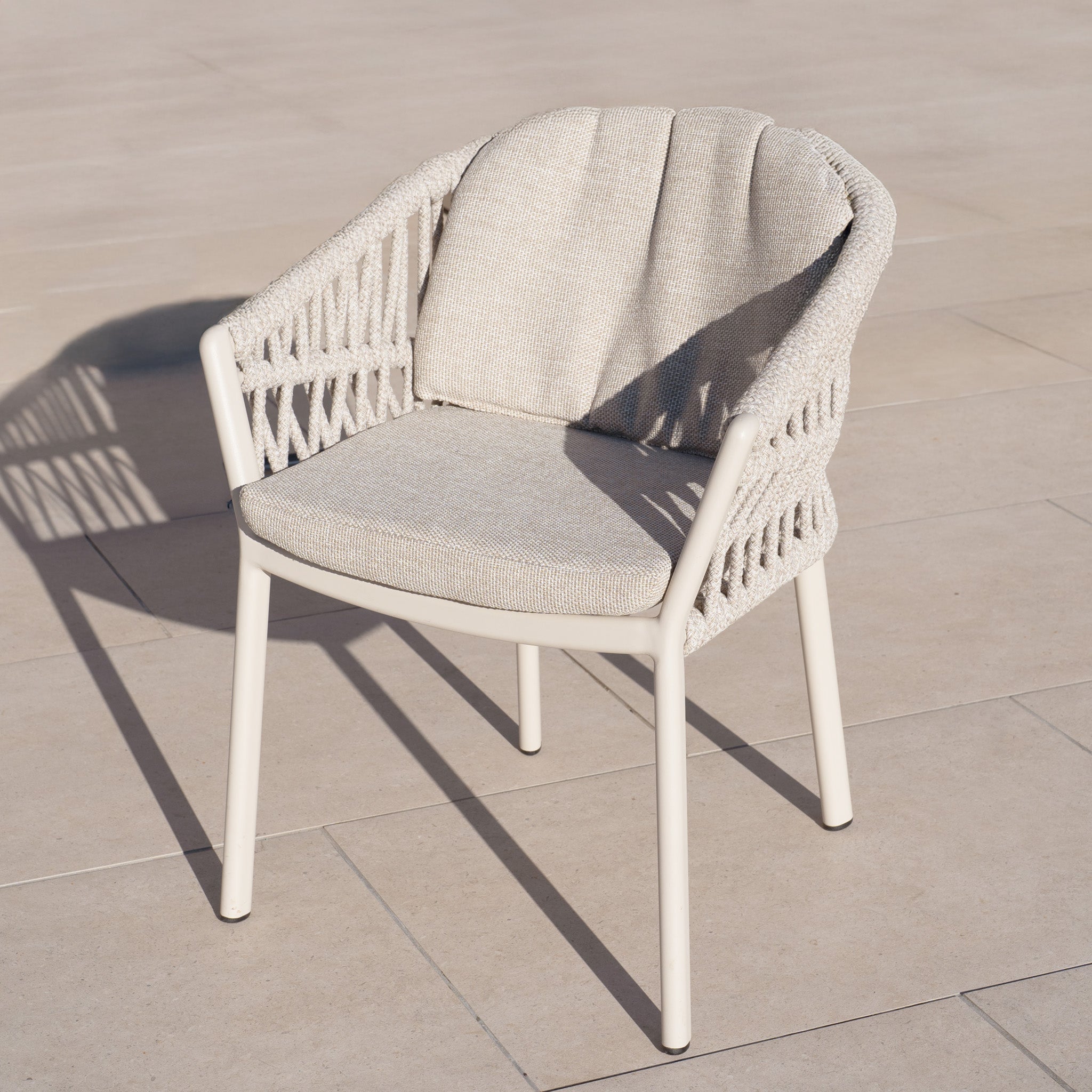 Pello 8 Seat Oval Dining Set with Ceramic Table in Fawn