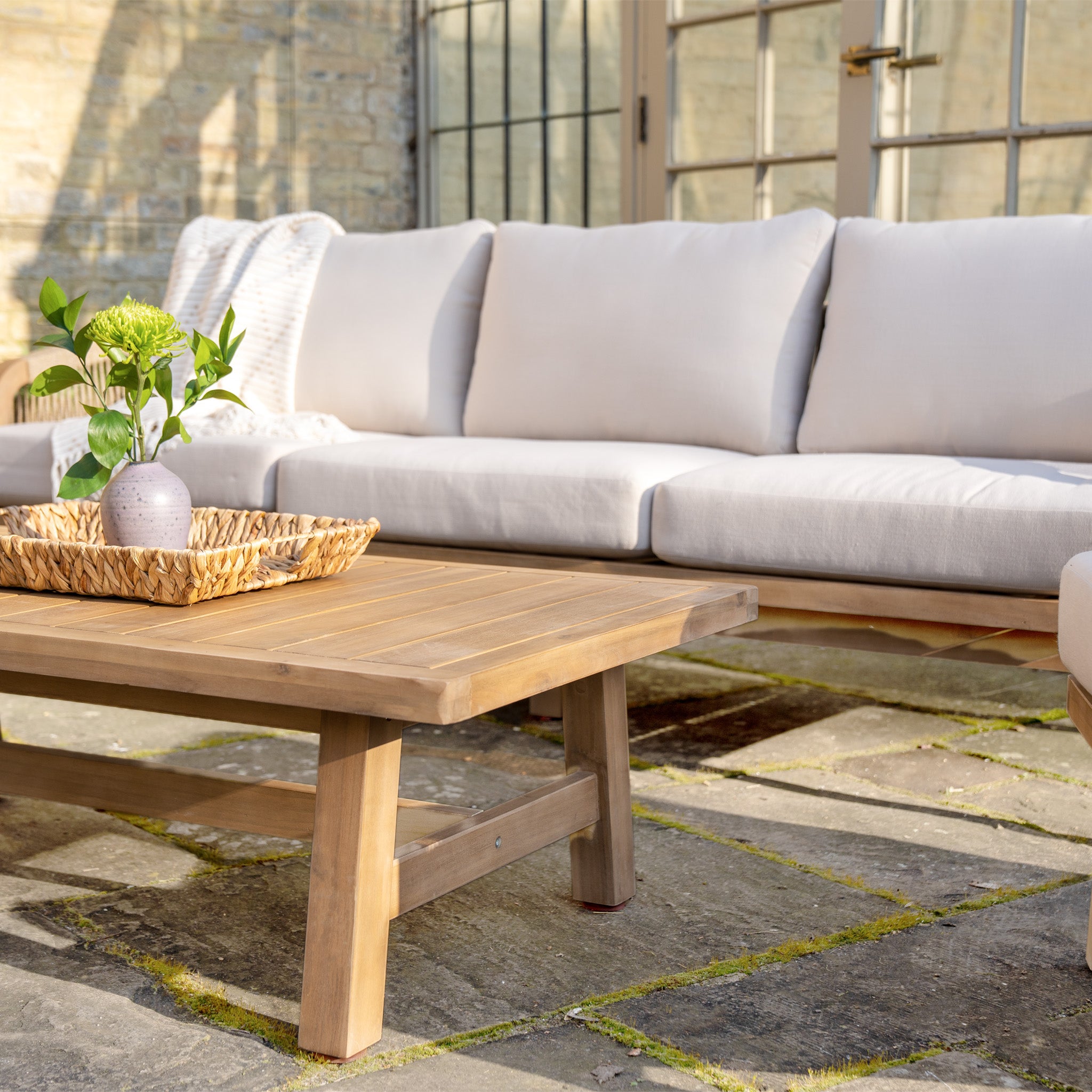 Quay 3 Seat Sofa Set in Linen