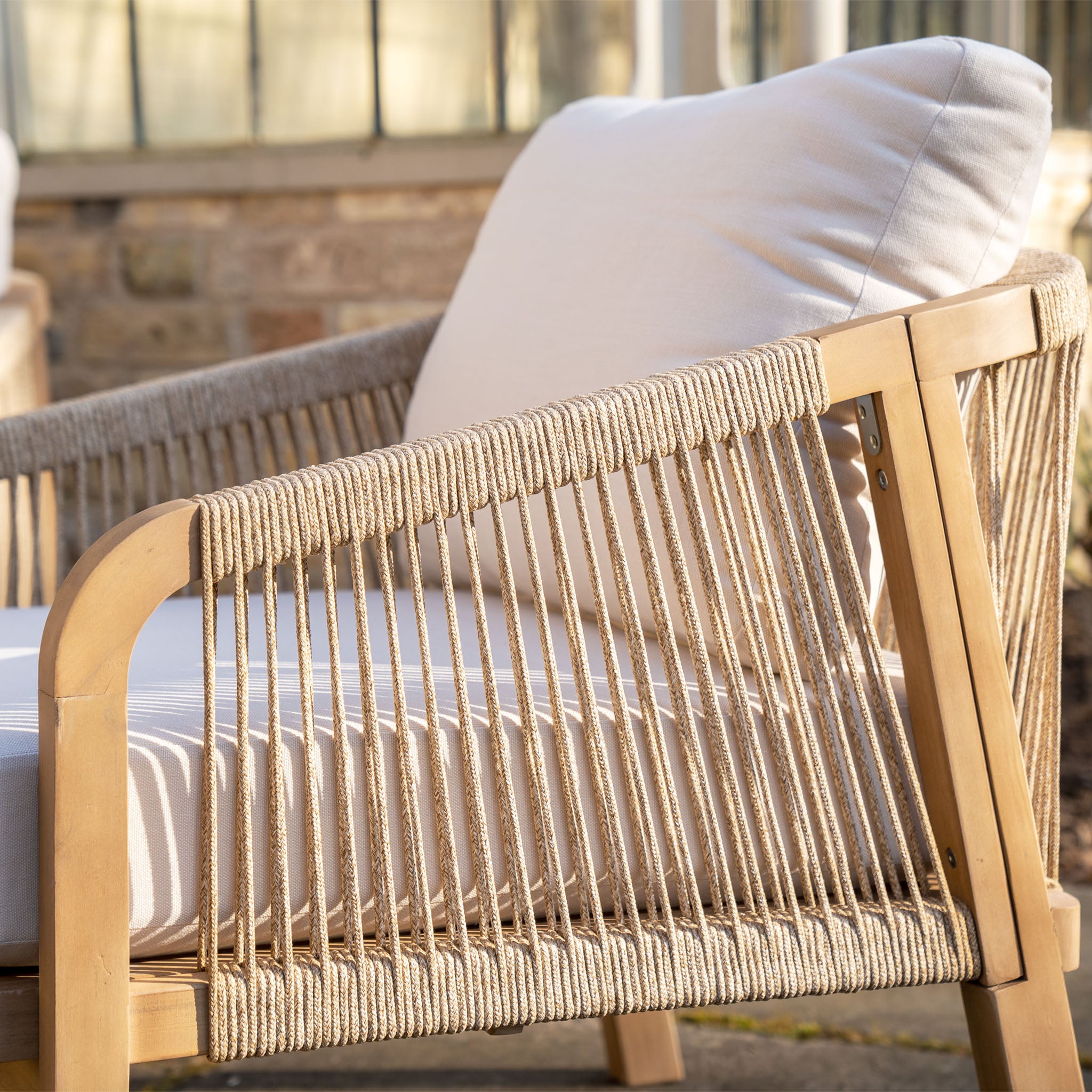 Quay 3 Seat Sofa Set in Linen