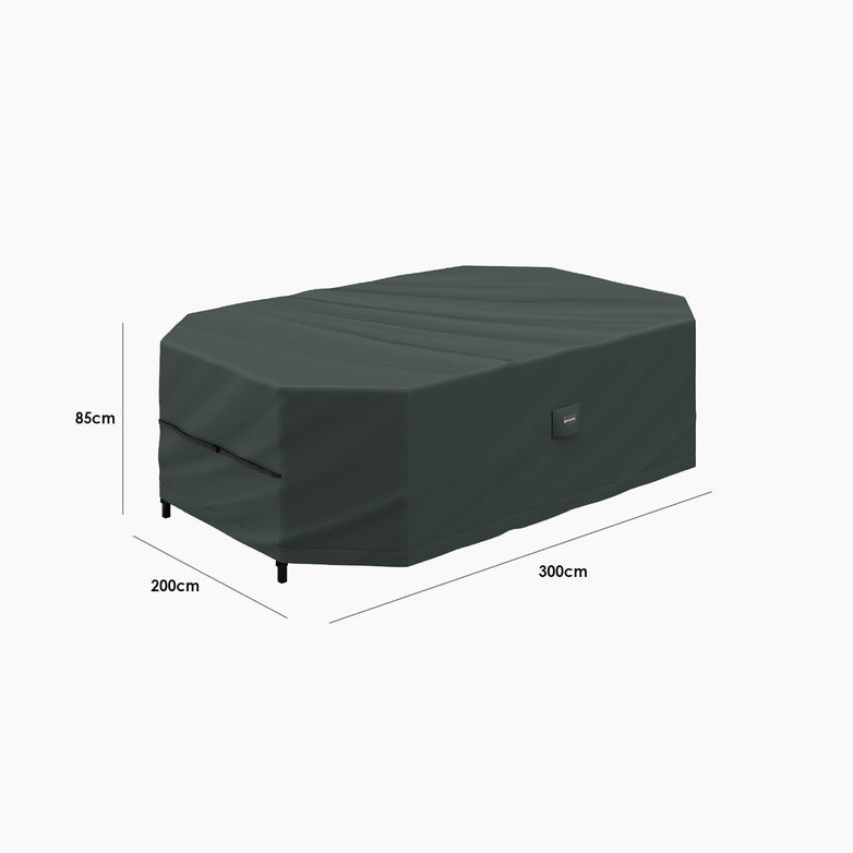 Safeguard your patio with the Stormtex 8 Seat Rectangular Dining Set Cover, sized 300 x 200 x 85cm, offering waterproof protection for your outdoor furniture.