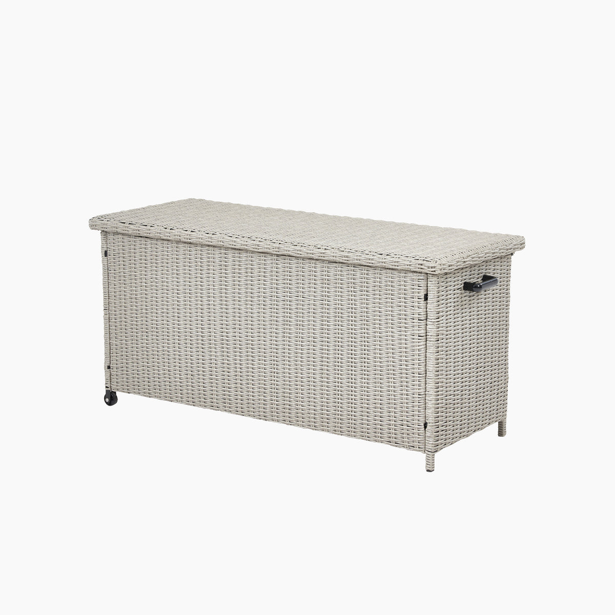 Pacific Lifestyle - Small Rattan Storage Box in Stone Grey