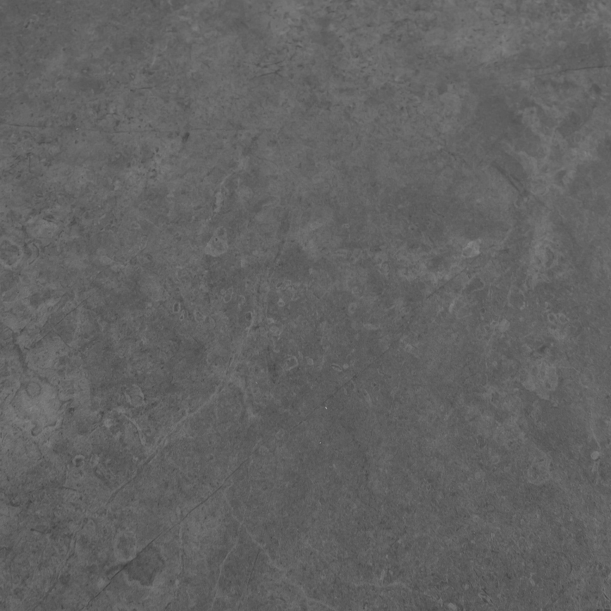 The subtle dark gray textured stone or concrete surface with faint cracks is an ideal backdrop to showcase the modern Theia 3 Seat Sofa Set in Truffle.