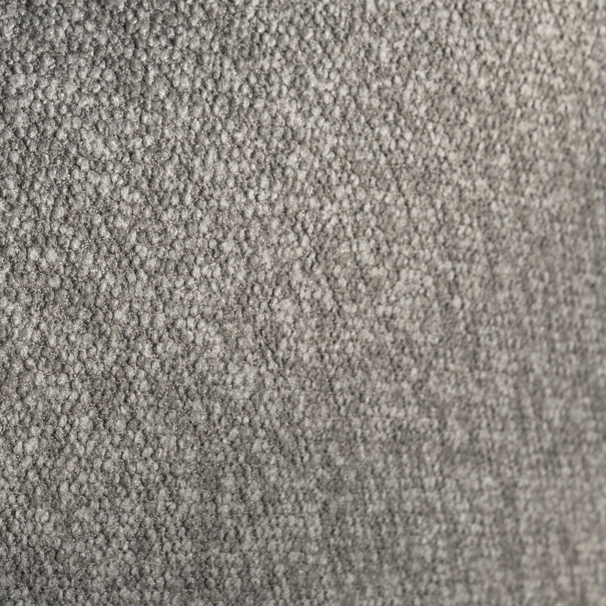 Close-up of a textured grey carpet with a soft, even surface and subtle shading—an inviting complement to your outdoor dining furniture or the Kalama 8 Seat Oval Rope Dining Set with Albatross Extending Table in Truffle.