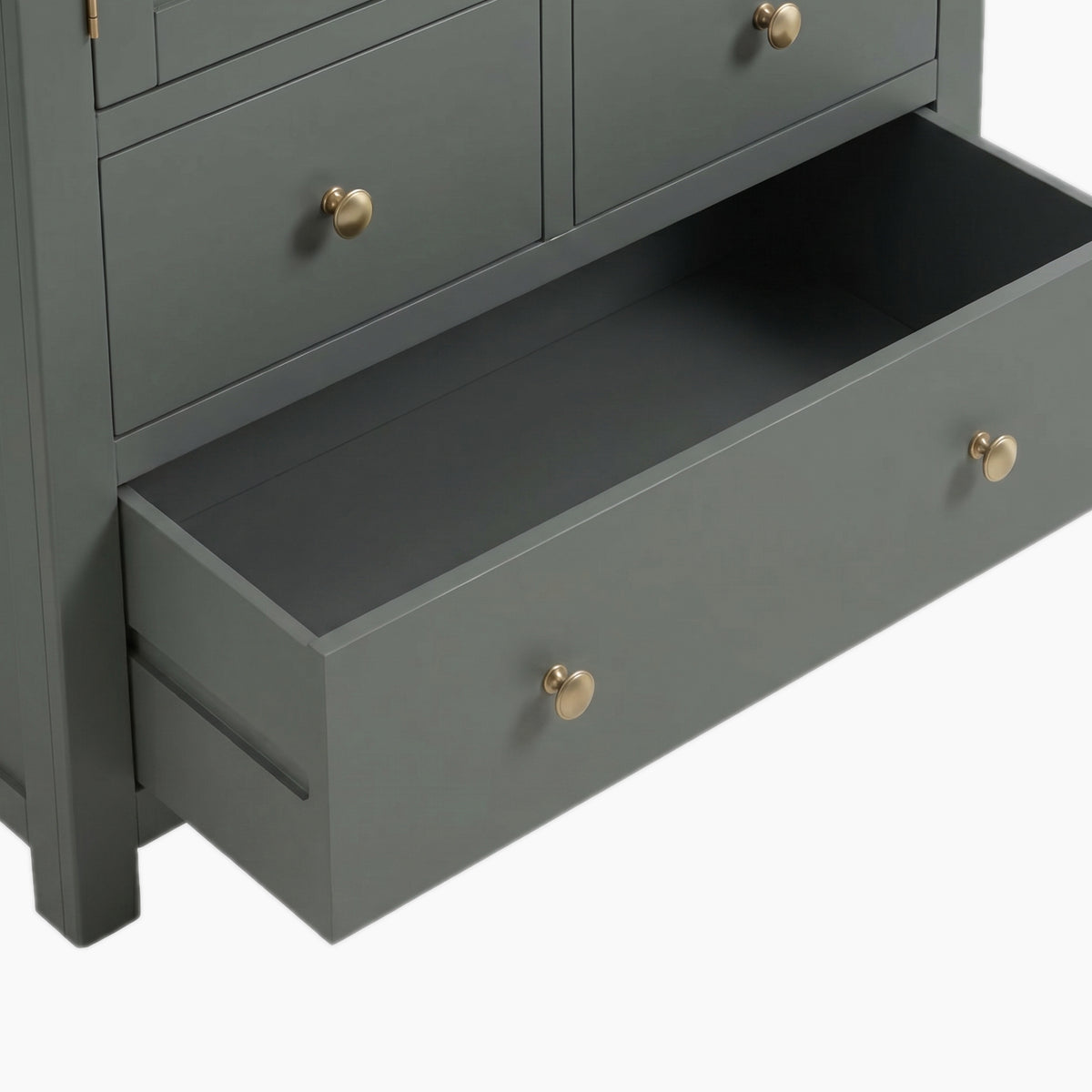 a close up of a drawer