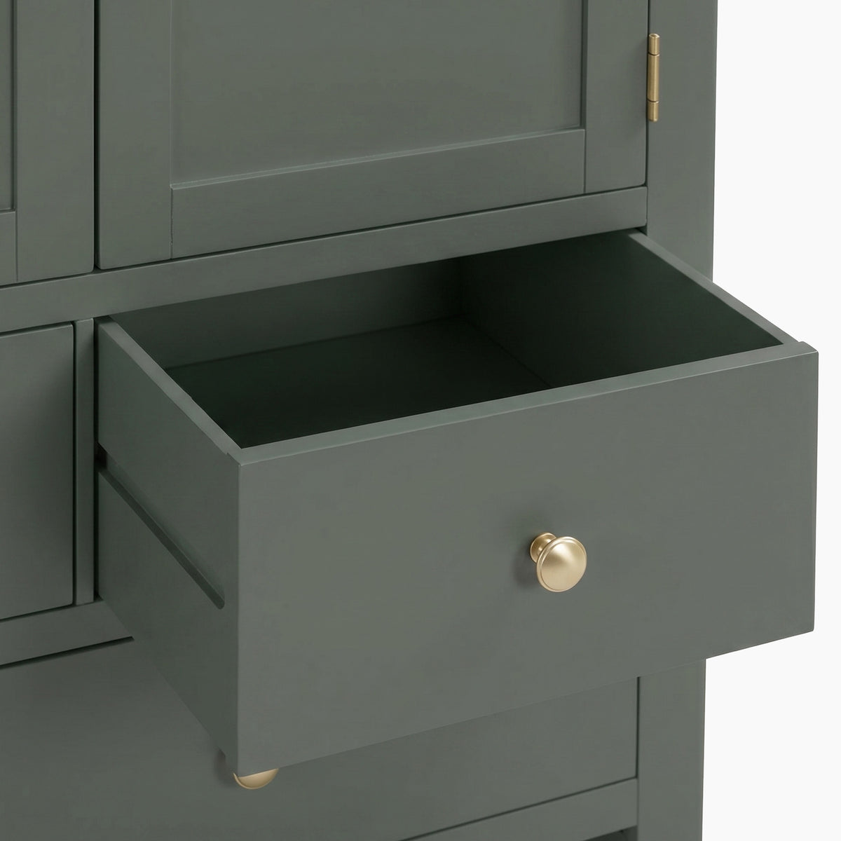 a close up of a drawer