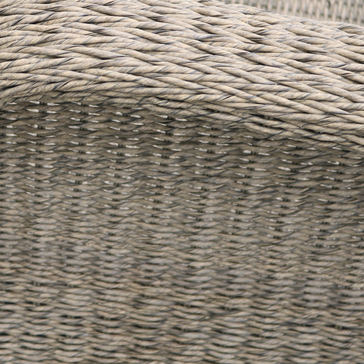 a close up of a wicker chair