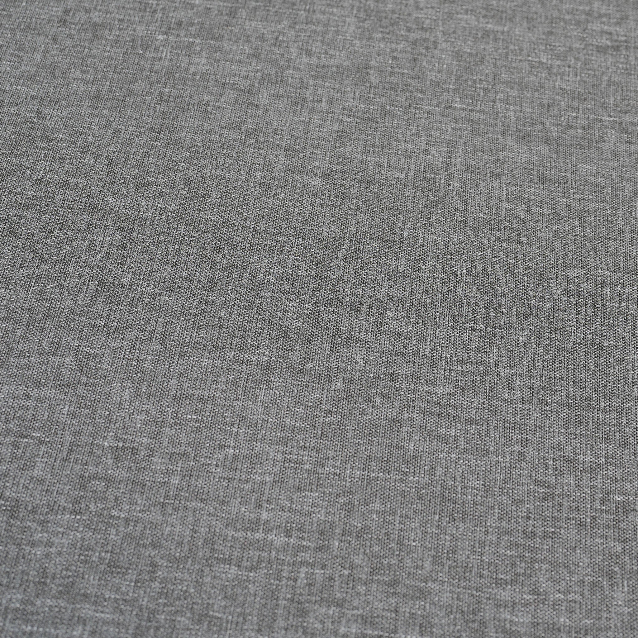 Close-up of a gray fabric with a subtle woven texture, ideal for complementing the Lyra Corner Dining Set in Charcoal and enhancing your garden furniture ensemble.