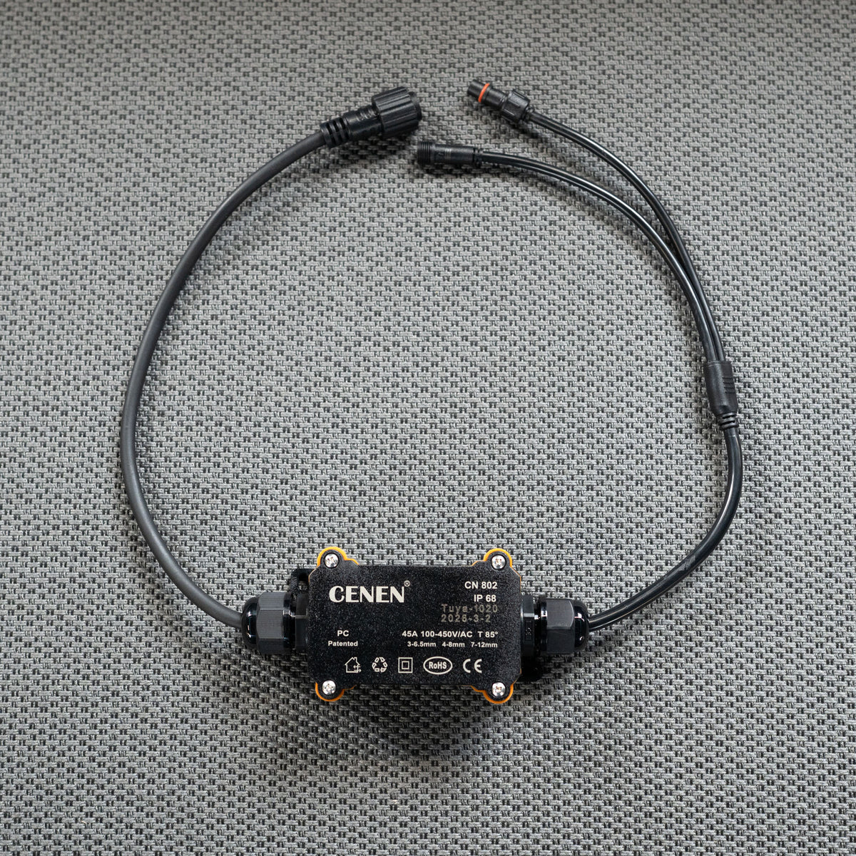 a black box with wires