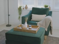 Wiltshire Velvet Armchair in Bottle Green