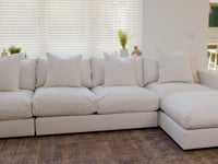 Hampshire Modular 4 Seat Sofa in Ivory