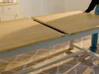 Burford 6-10 Seater Extending Dining Table in Warm White