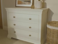 Chalbury 3 Drawer Chest in Dusky Black