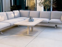 Como Corner Sofa Set with Altura Rising Table in Oatmeal