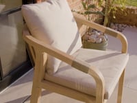 Quay 8 Seat Rectangular Dining Set in Mocha