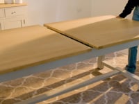 Burford 6-10 Seater Extending Dining Table in Warm White