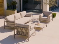 Sorelli 3 Seat Sofa Set in Oatmeal
