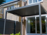 PergoSTET Lite 2.4m x 3m Metal Rectangular Pergola in Grey