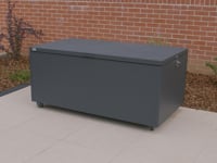 Large Aluminium Storage Box in Grey