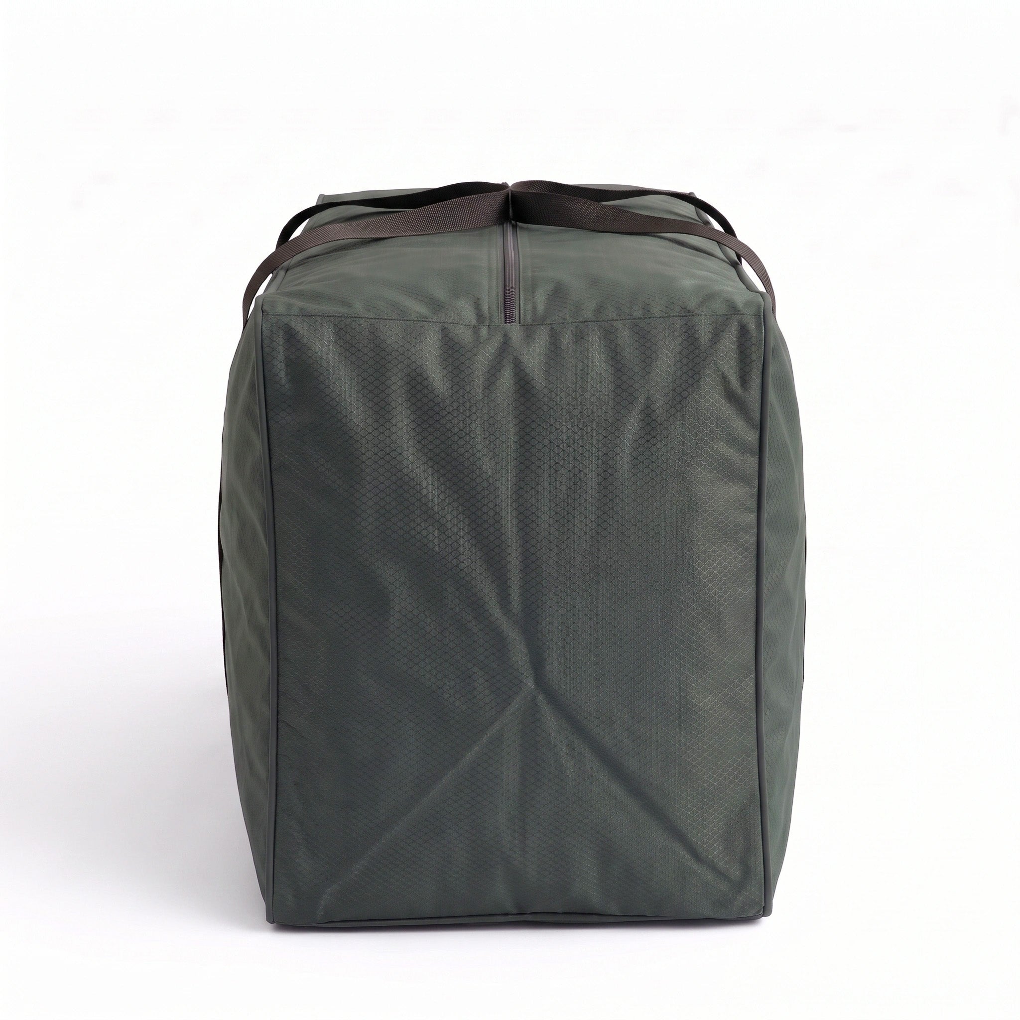 The Stormtex Cushion Storage Bag (145 x 100 x 100cm) is a large, rectangular green waterproof fabric bag with black handles, shown on a plain white background.