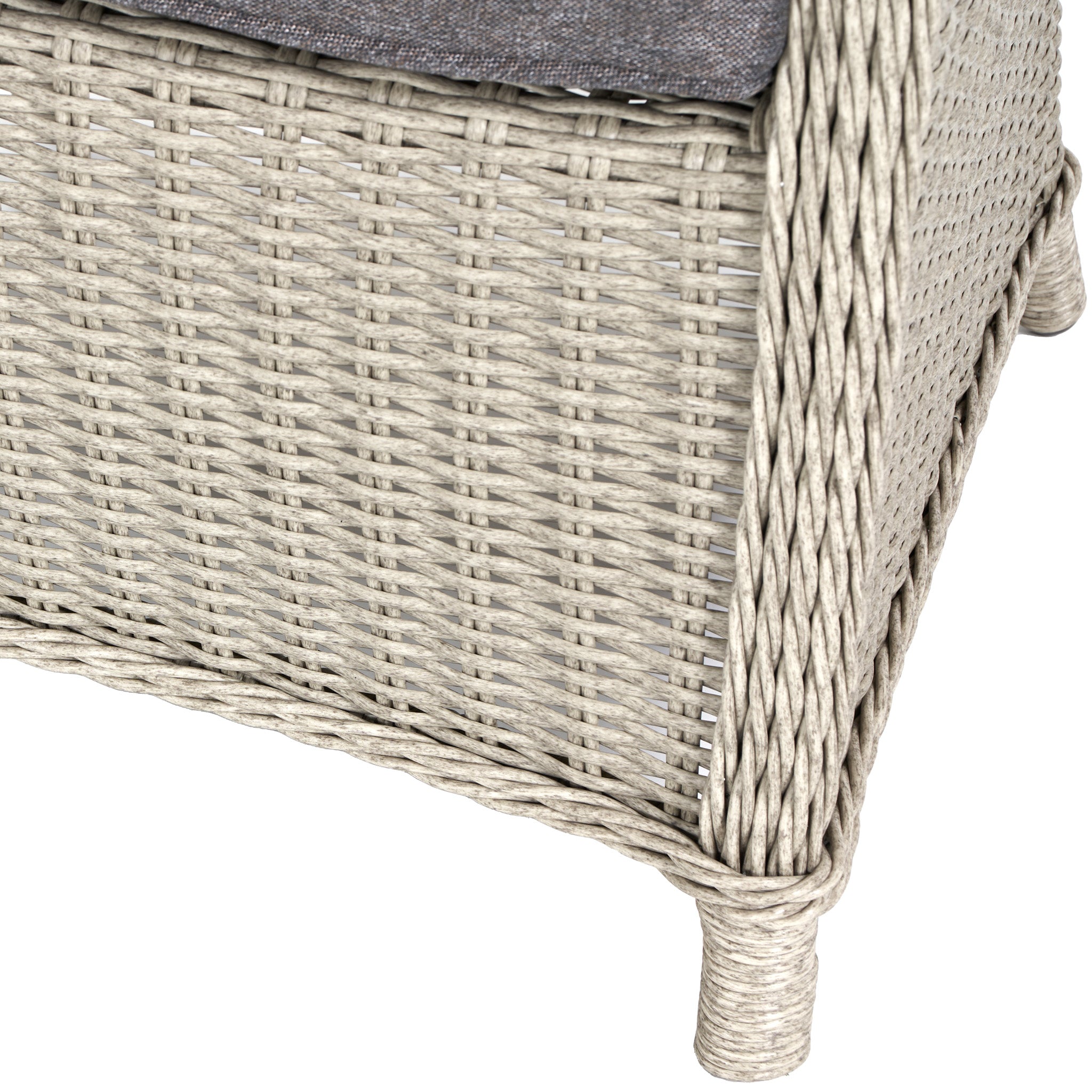 Antigua Bistro Set with Ceramic Top in Stone Grey